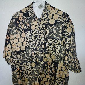 Very Very Cool Tropical cotton staeen shirt XL